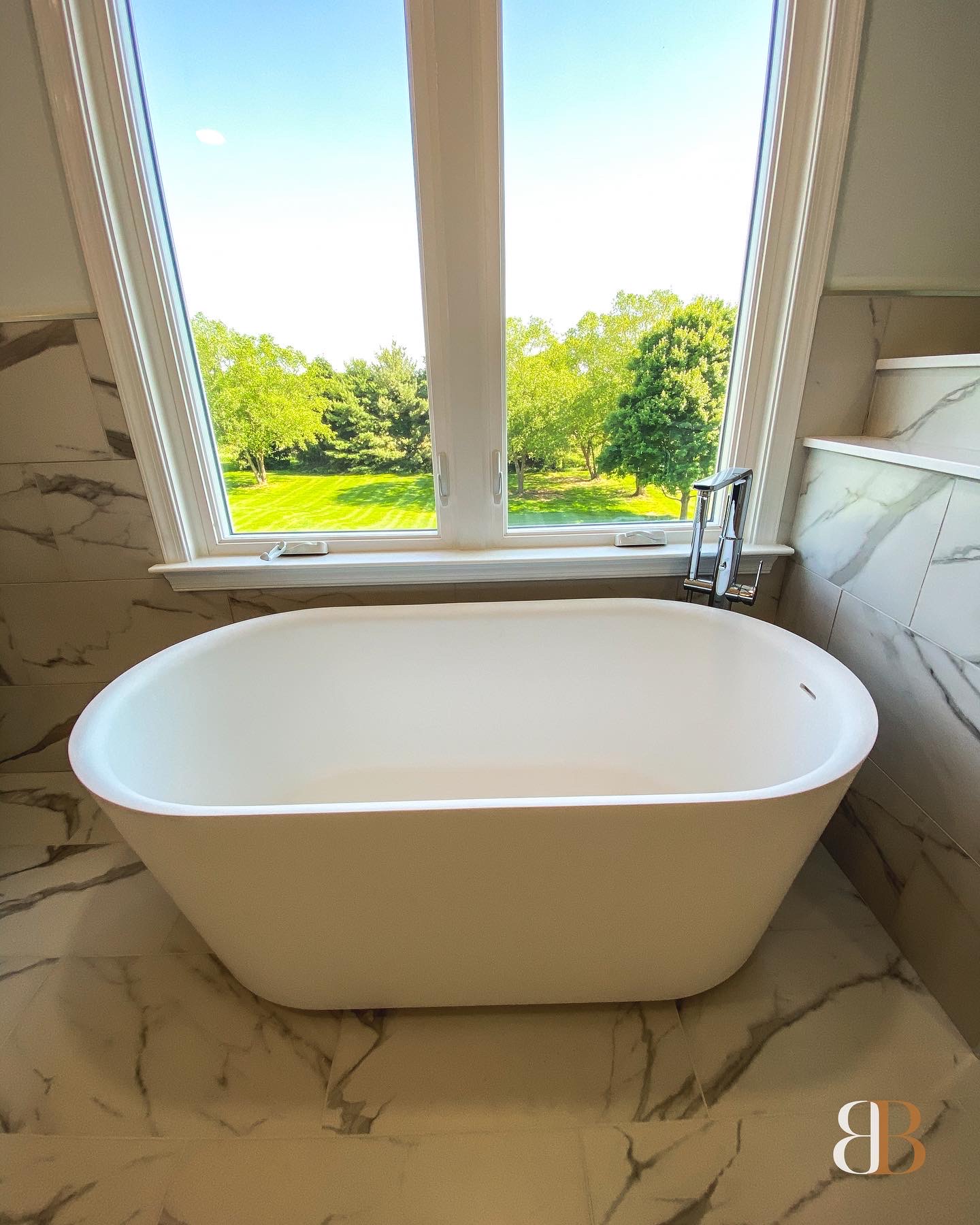 Contemporary bathroom remodel in Doylestown by B&B Associates Creations — photo 3